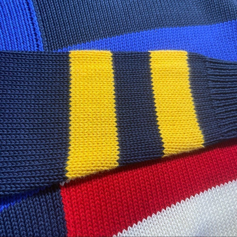 Polo Ralph Lauren Cotton Regatta Flag Color Block Roll Neck L/S Sweater - Picture 8 of 16